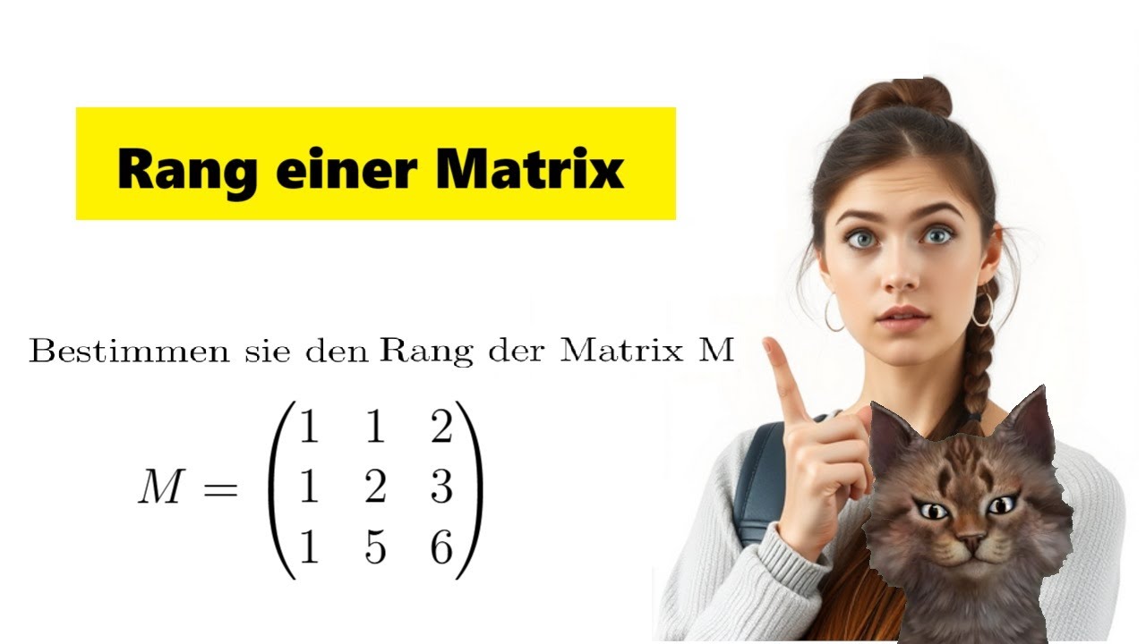Wie bestimmt man den Rang einer Matrix ? Zeilen/Spaltenrang– Was man wissen sollte!