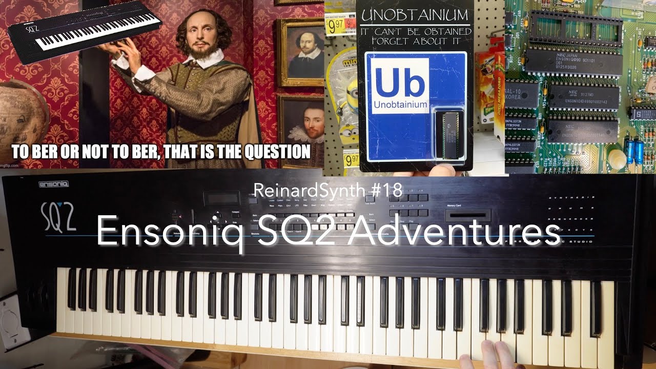 ReinardSynth #18 Ensoniq SQ2 Adventures: Keys not responding, Unobtanium and Overclocking