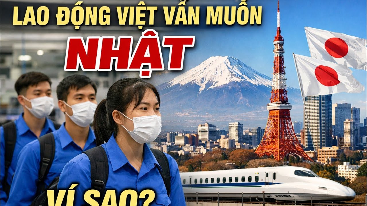VÌ SAO NHIỀU NGƯỜI VIỆT MUỐN QUA NHẬT LÀM?