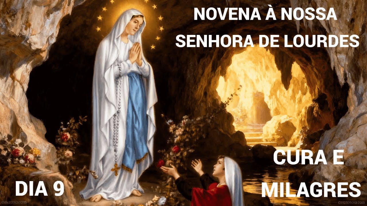Novena de Nossa Senhora de Lourdes – Cura e  Milagres – DIA 9