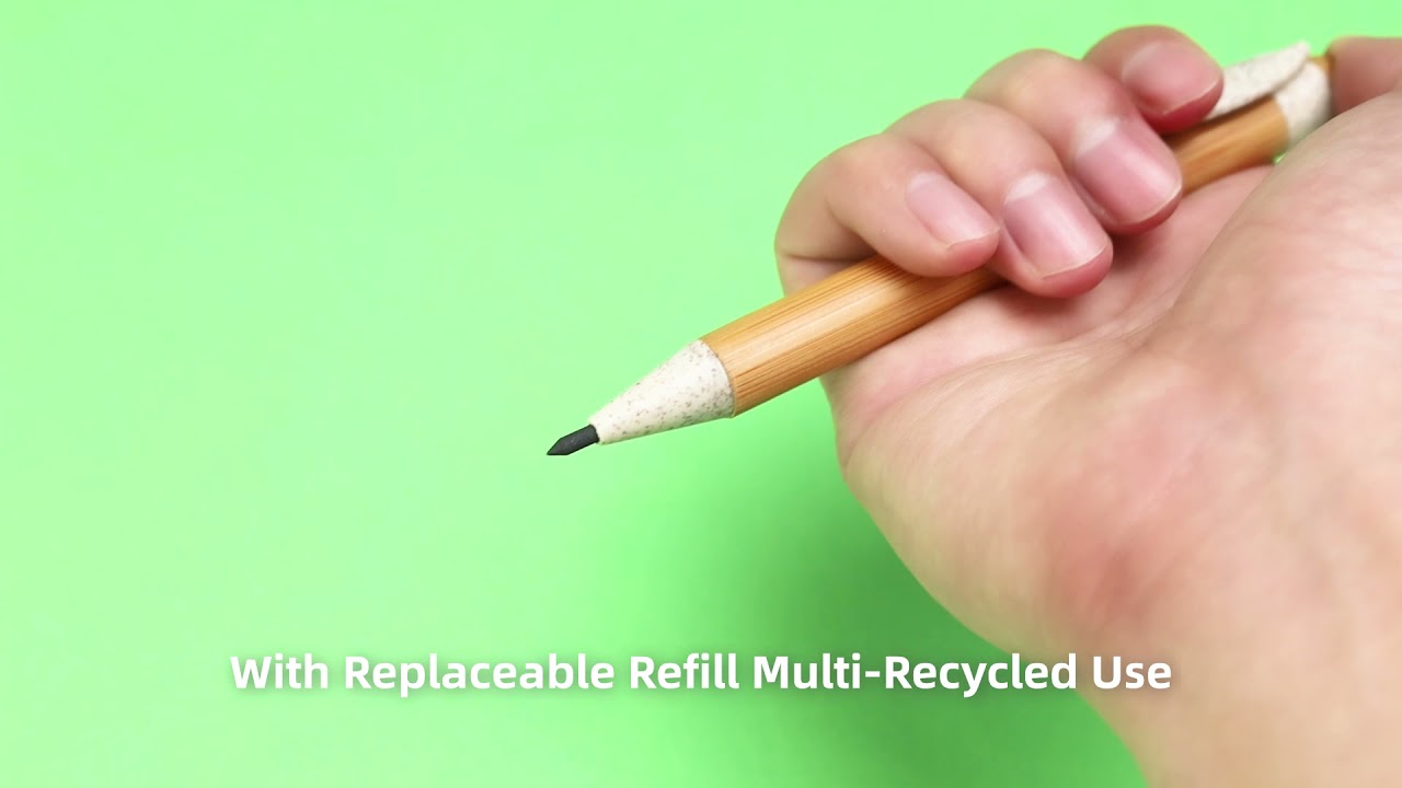 ECO BAMBOO RECYCLE PAPER  INKLESS PEN