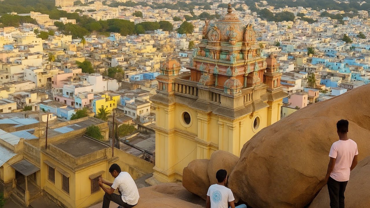 மலைமேல் கட்டப்பட்ட பிரம்மாண்டம் | TRICHY MALAIKOTTAI | திருச்சி மலைக்கோட்டை | Biggest Hill Temple