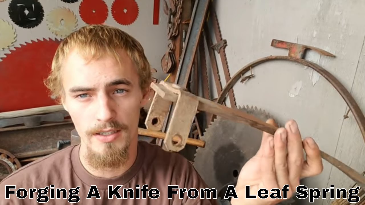 Forging A Vikings Seax From A leaf Spring
