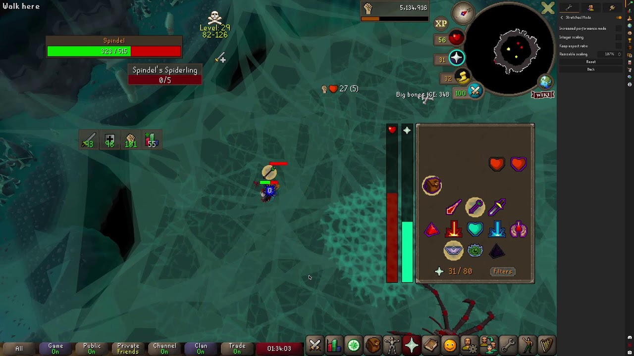 OSRS Spindle Run