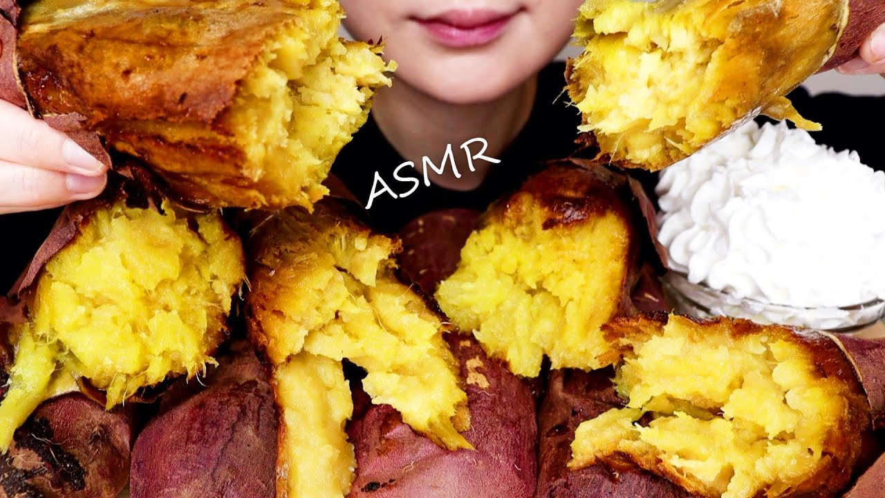 [ASMR] Ешьте сладкий картофель