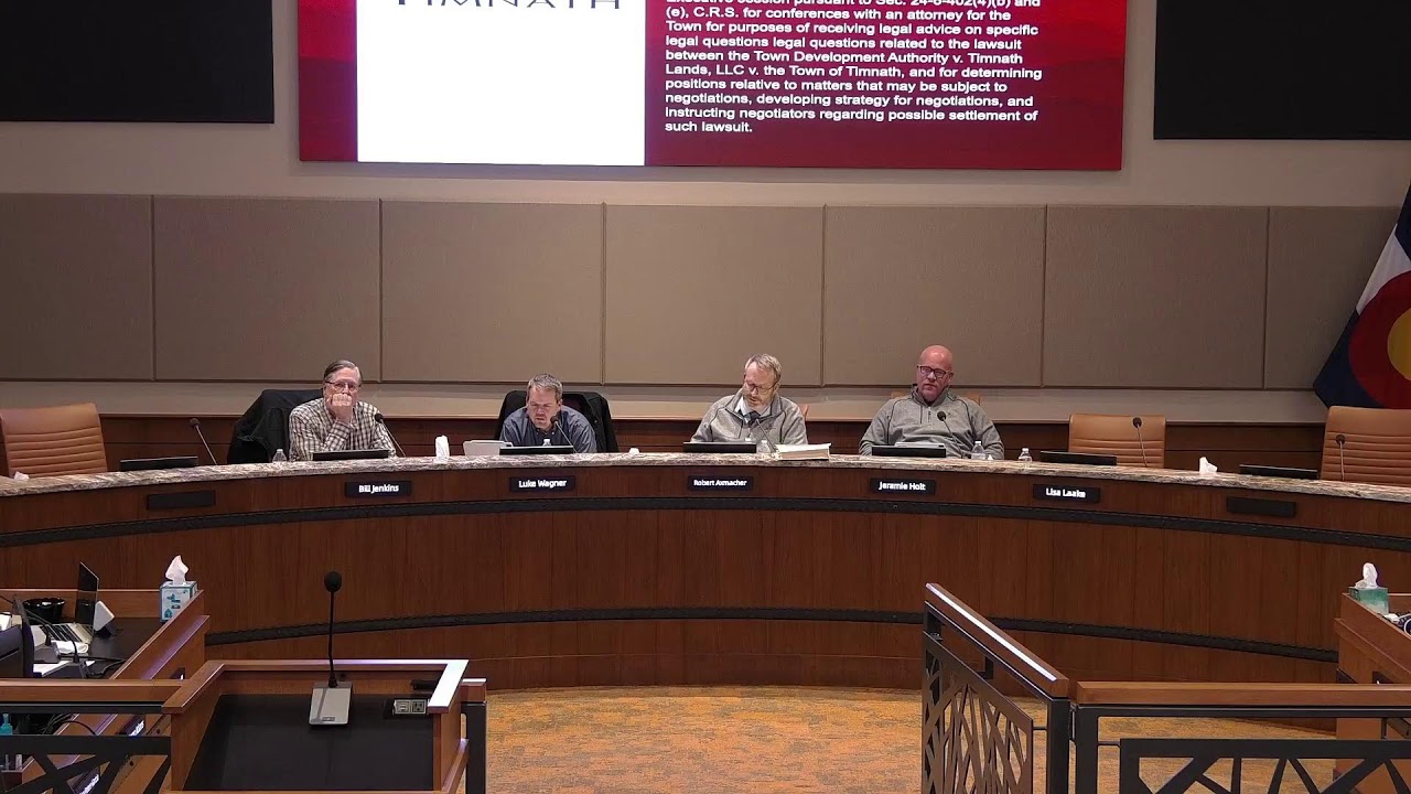 Timnath Town Council Meeting 12/9/25