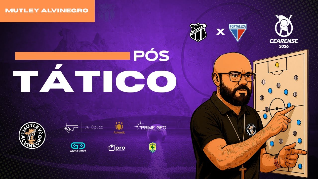 PÓS-TÁTICO: CEARÁ X FORTALEZA - JOGO TRAVADO!!!