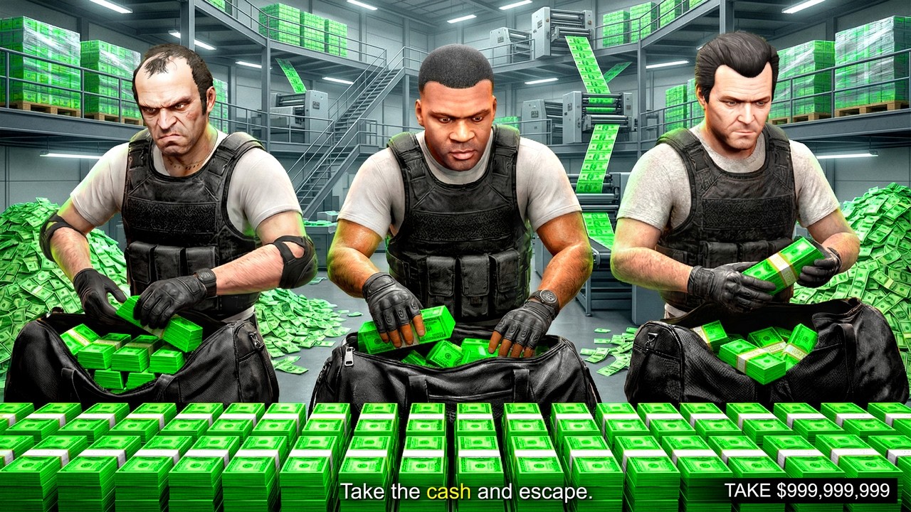 The MONEY FACTORY Heist in GTA 5! (Super Rich)