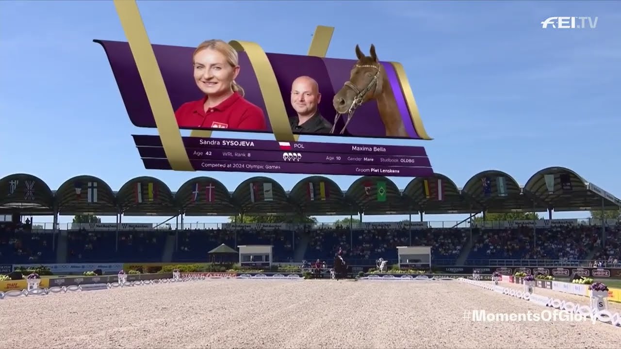 Sandra Sysojeva MAXIMA BELLA FEI Dressage World Championship Team Final Aachen 2026