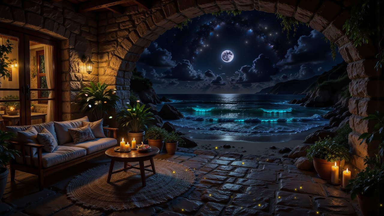 Музыка Для Глубокого Сна (Без Рекламы) • Расслабляющие Звуки Океанских Волн • Прекратите Чрезмерн...