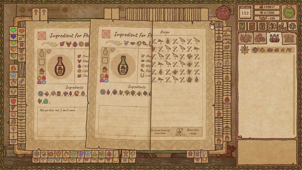 Potion Craft &ndash; Рецепты