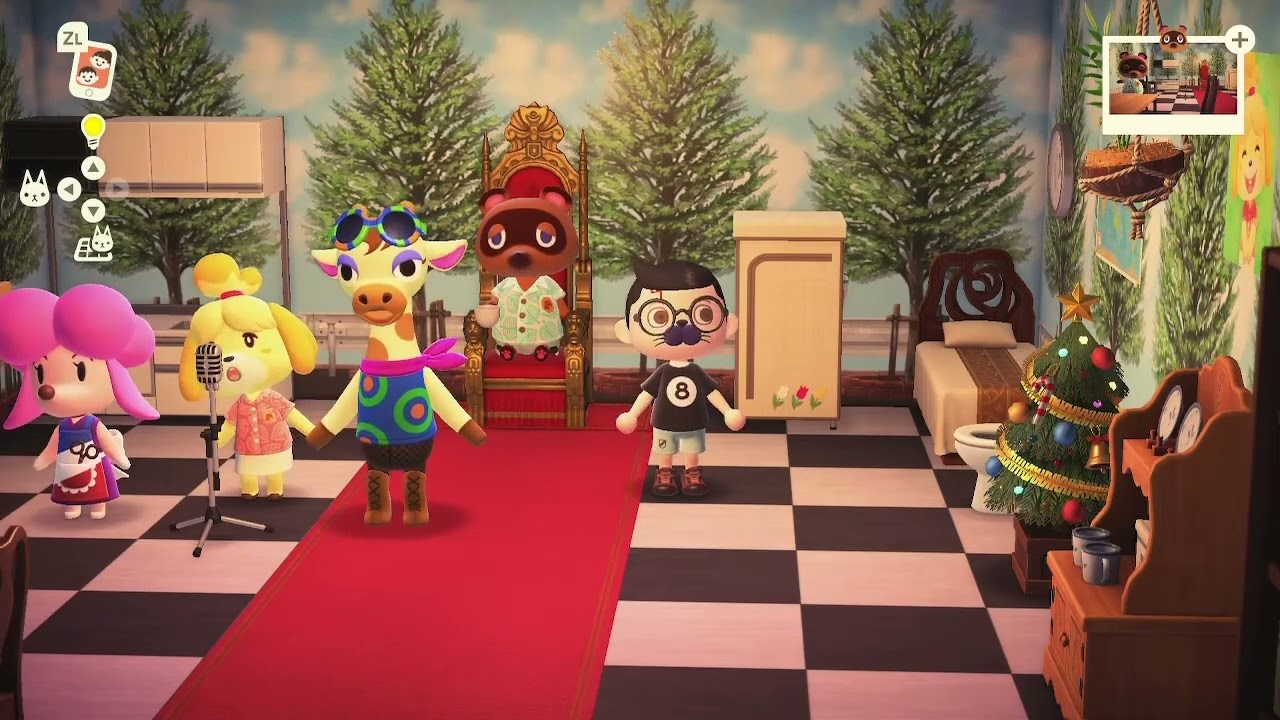 Animal Crossing New Horizons singing moments 62