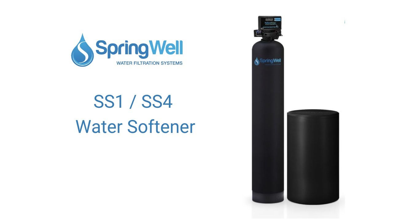 How To Install a Salt Based Water Softener by SpringWell (SS1 & SS4)
