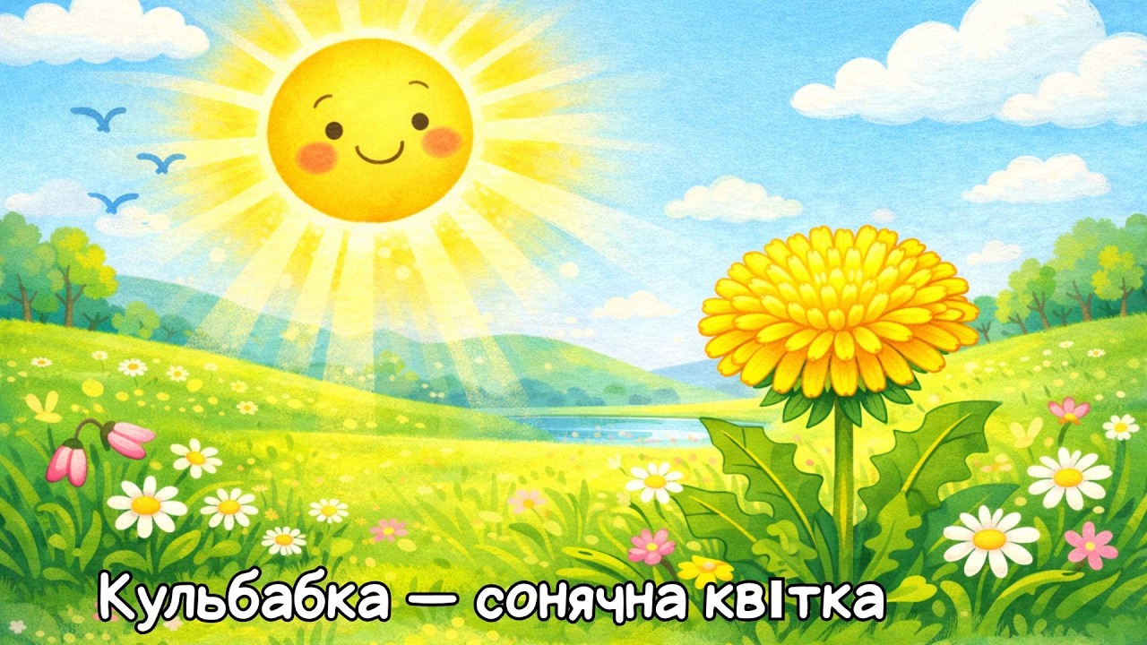 Кульбабка - сонячна квітка