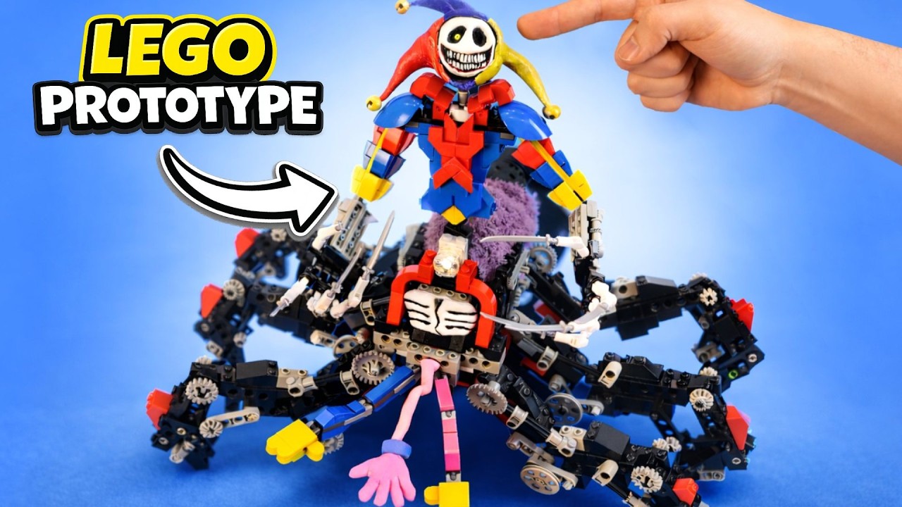 Я собрал ГИГАНТСКИЙ прототип из LEGO по мотивам игры Poppy Playtime 5!