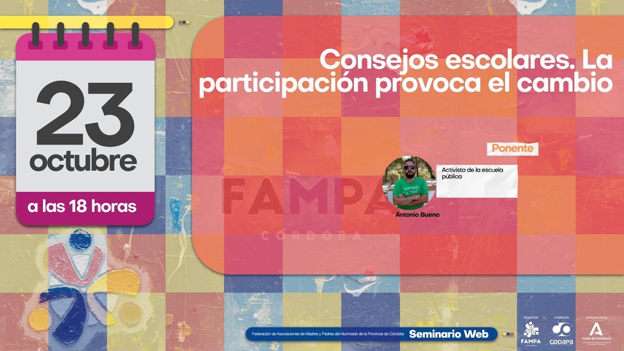 CONSEJOS ESCOLARES. LA PARTICIPACIÓN PROVOCA EL CAMBIO