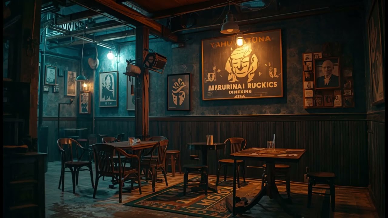 Rainy Night at the Empty Bar: 1 Hours Dark Ambient Jazz & Rain Sounds