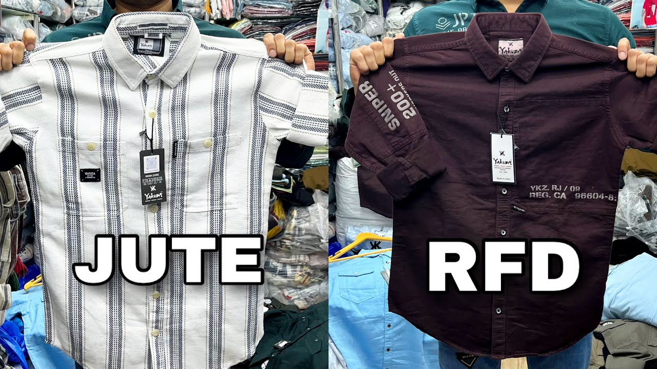Specialist in RFD and JUTE Shirts / Mumbai shirt wholesale market / YAKUZA CLOTHING