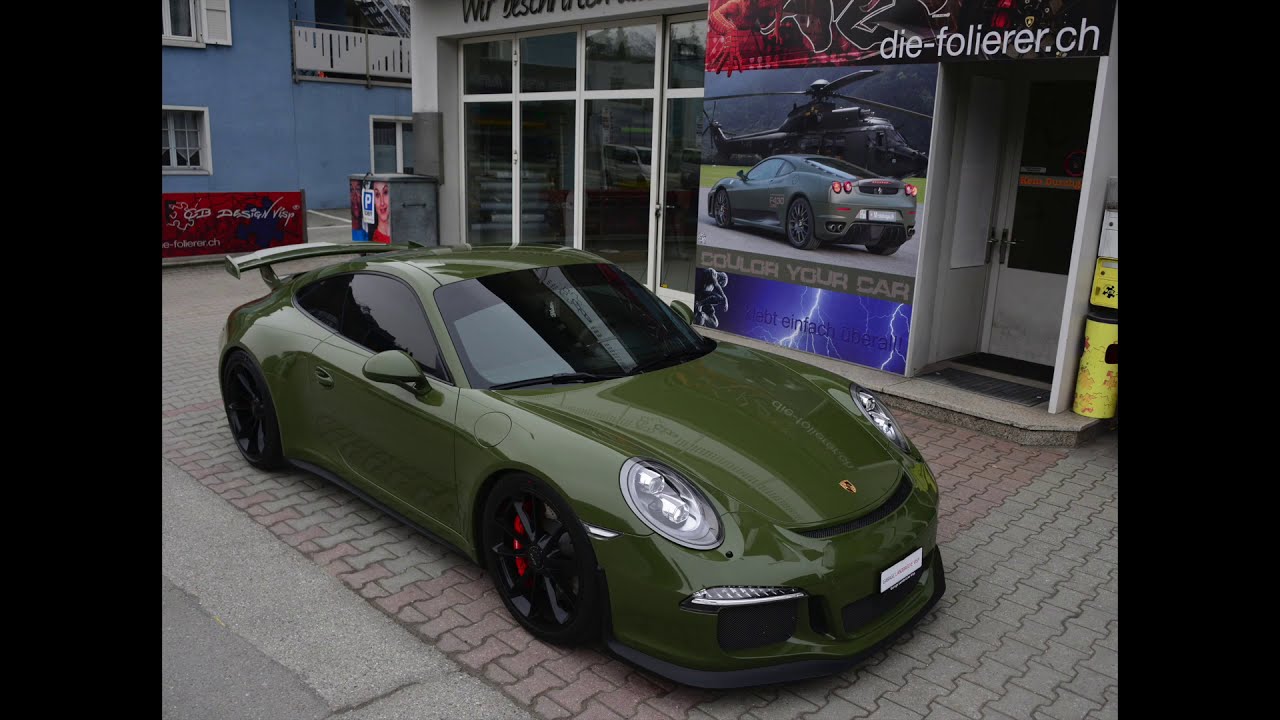 Porsche GT3 Folierung the making of