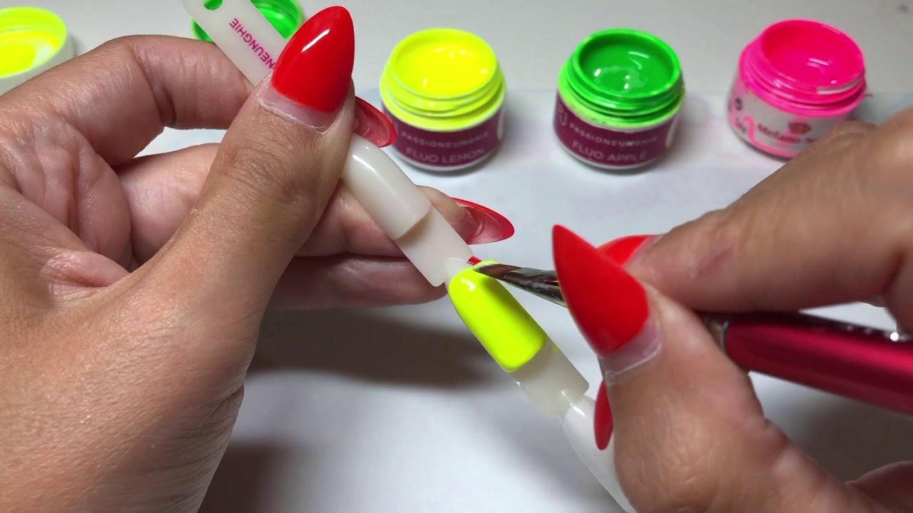 COLORI FLUO - COME STENDERLI AL MEGLIO - DUE METODI FACILI E VELOCI