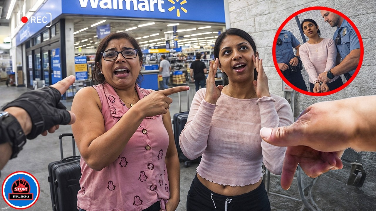 Police Surprise Couple End Their US Trip ATTEMPTS TO FLEE After Refusing to Pay $397 at WALMART #250