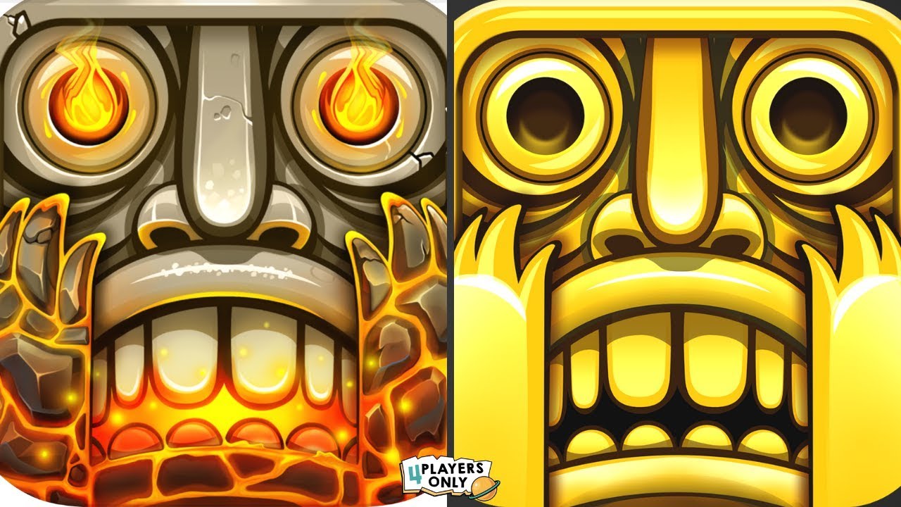 Temple Run 2 [NEW VOLCANO ISLAND Map] VS Temple Run: Classic