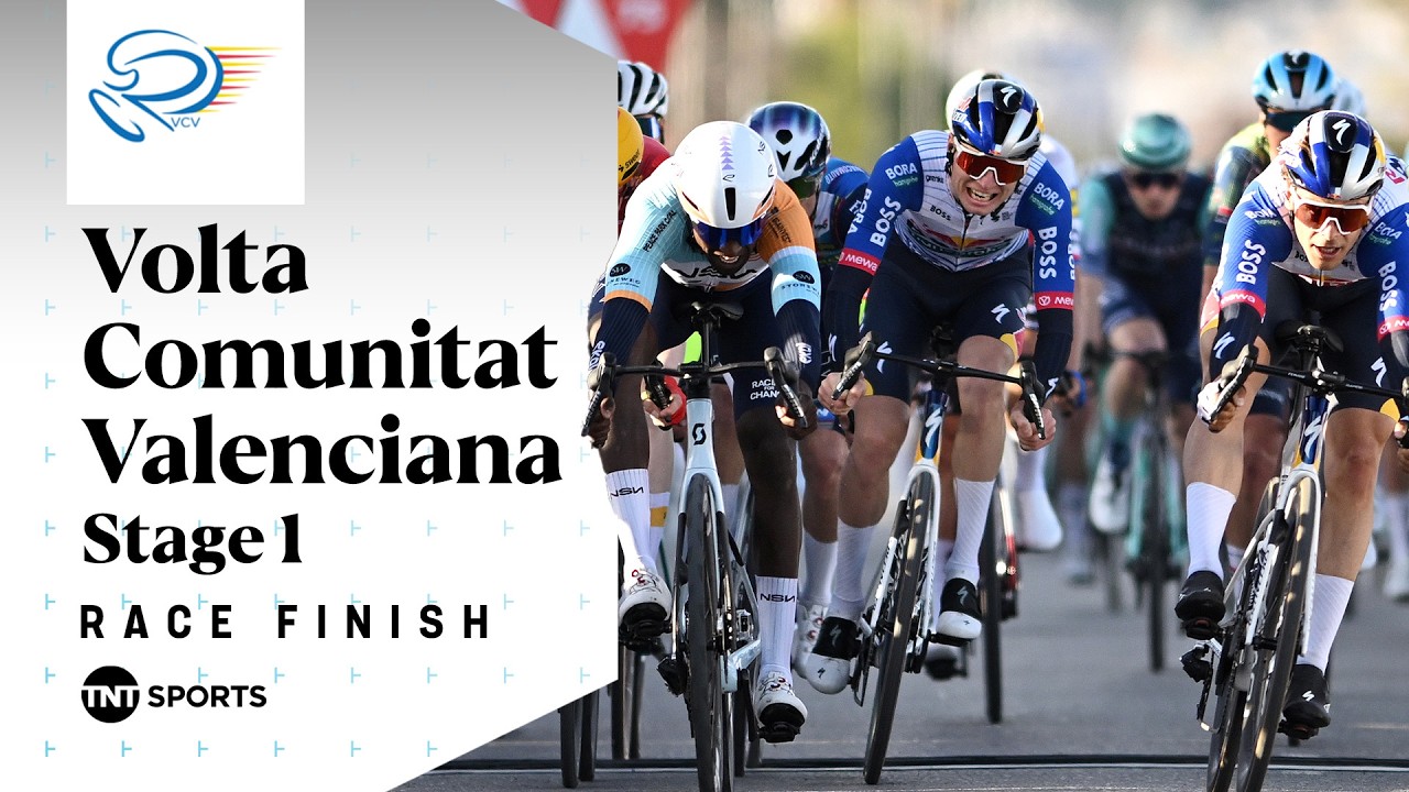 BOUNCING BACK 🙌 | Men's Volta Comunitat Valenciana Stage 1 Final KM's | TNT Sports Cycling