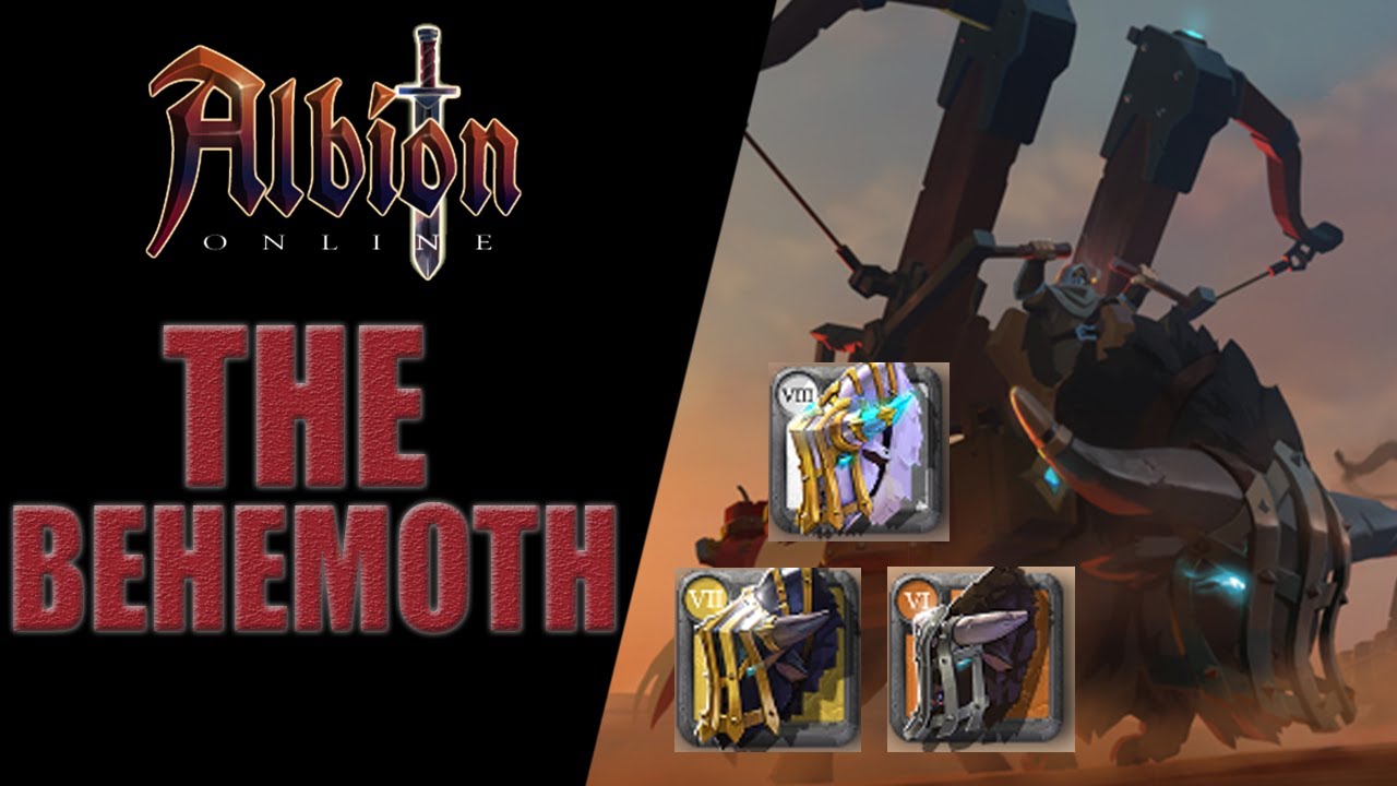 Albion Online - The Behemoth - Albions INSANE new Battlemount - OP Or Just Awesome?