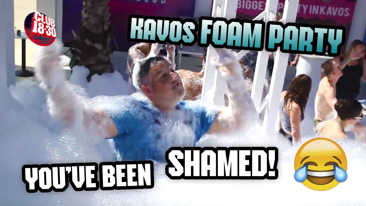 Kavos Foam Party - You've Been SHAMED!