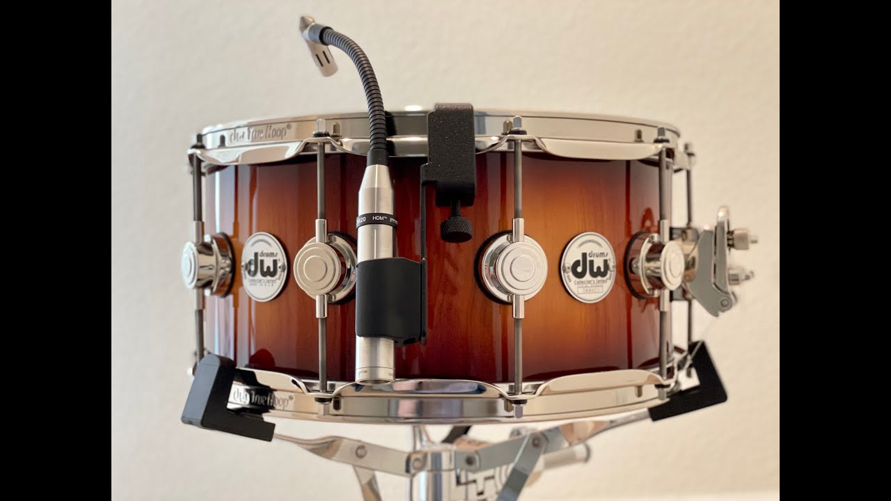 mic shootout on DW Collector's snare and kick