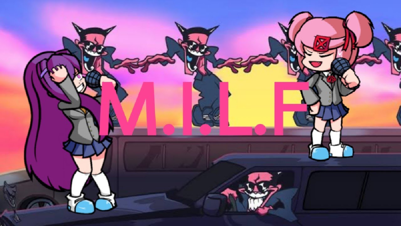 FNF M.I.L.F but Yuri and Natsuki sings it