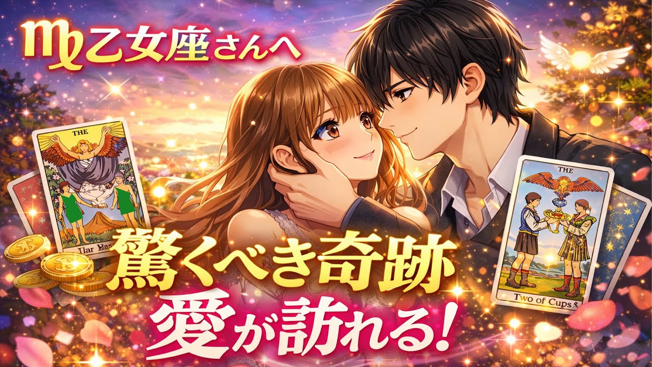 ♍乙女座さんへ✨💖 驚くべき奇跡が訪れる🌈💫 運命の愛が動き出す💑🔮💞 金運・恋愛・大転換のサイン💰💌🌟
