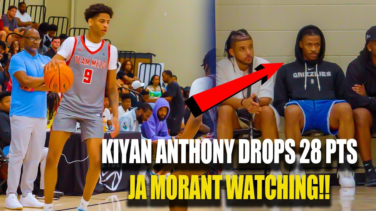 Kiyan Anthony Goes off for 26 pts & 6 assists Team Melo vs Rotary Rebels at Peach Jam 3