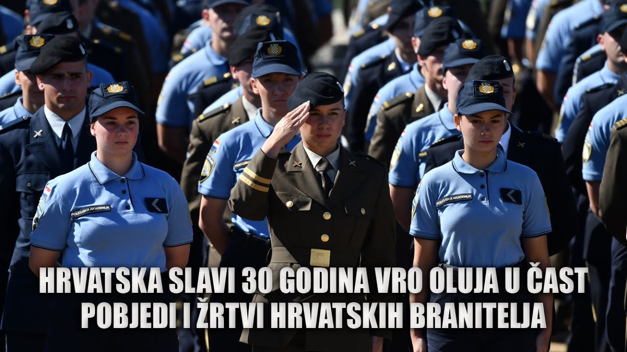 Hrvatska slavi 30 godina VRO Oluja u čast pobjedi i žrtvi hrvatskih branitelja