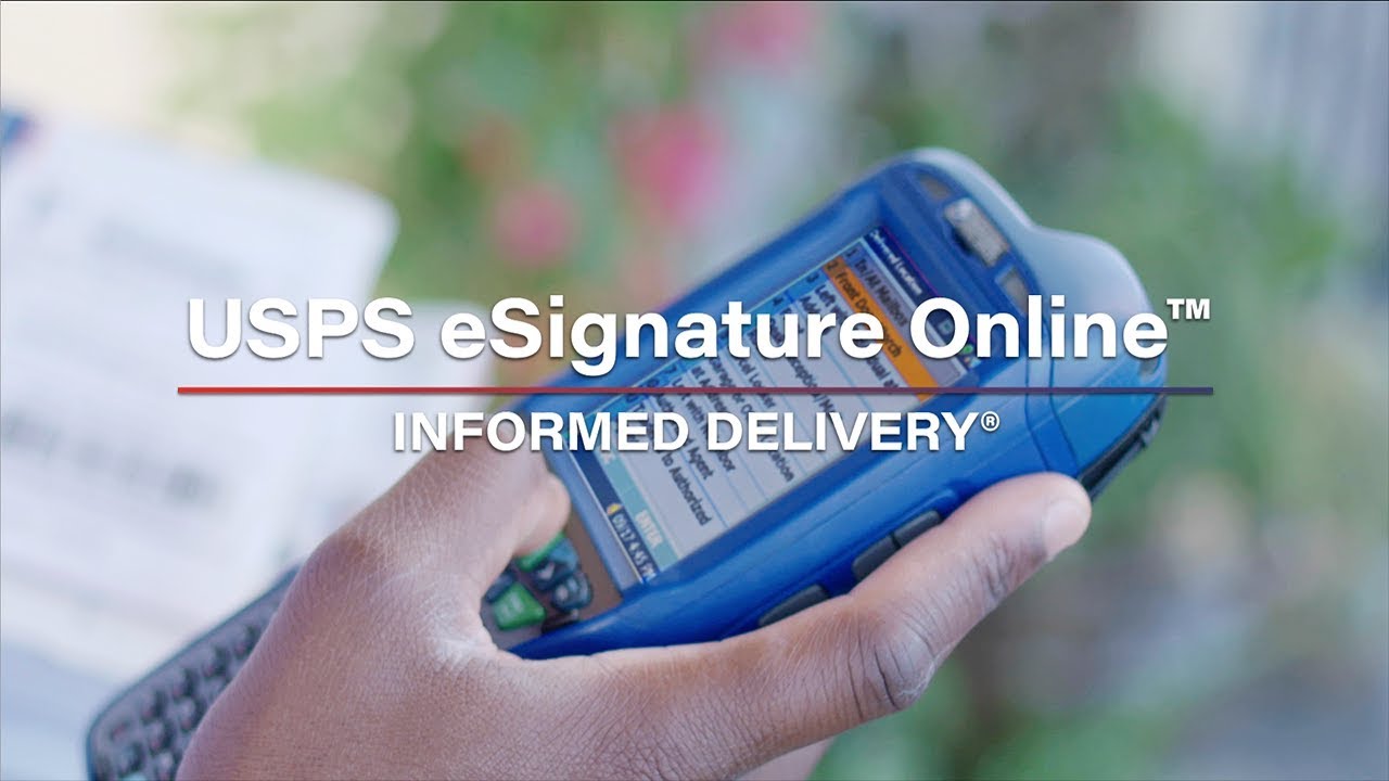 How to Use USPS eSignature Online™ for Package Arrivals