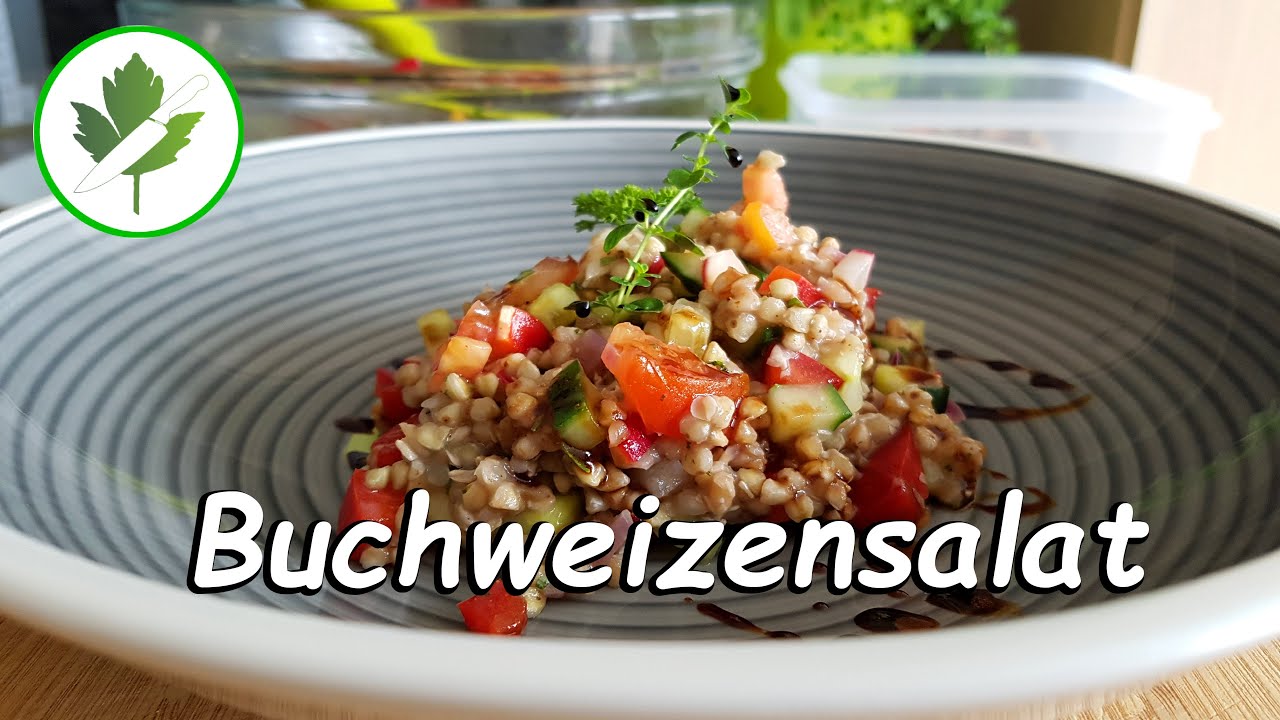Buchweizensalat 👉 Ein perfekter Salat zum Mitnehmen