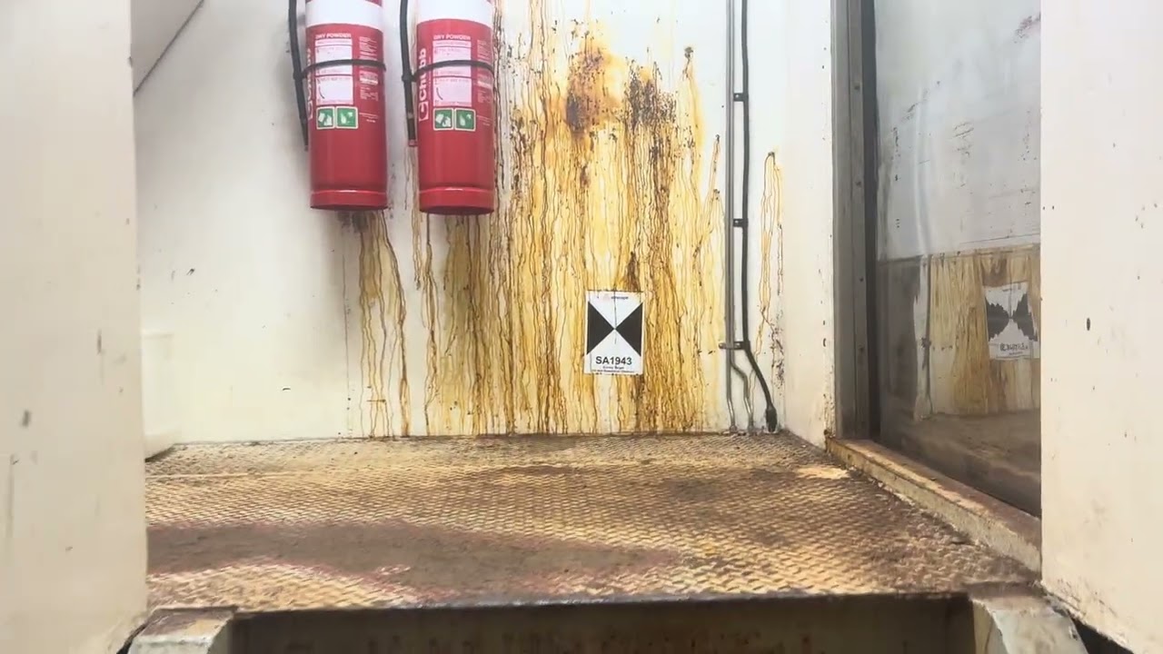 Oil rig’s stairway to heaven!