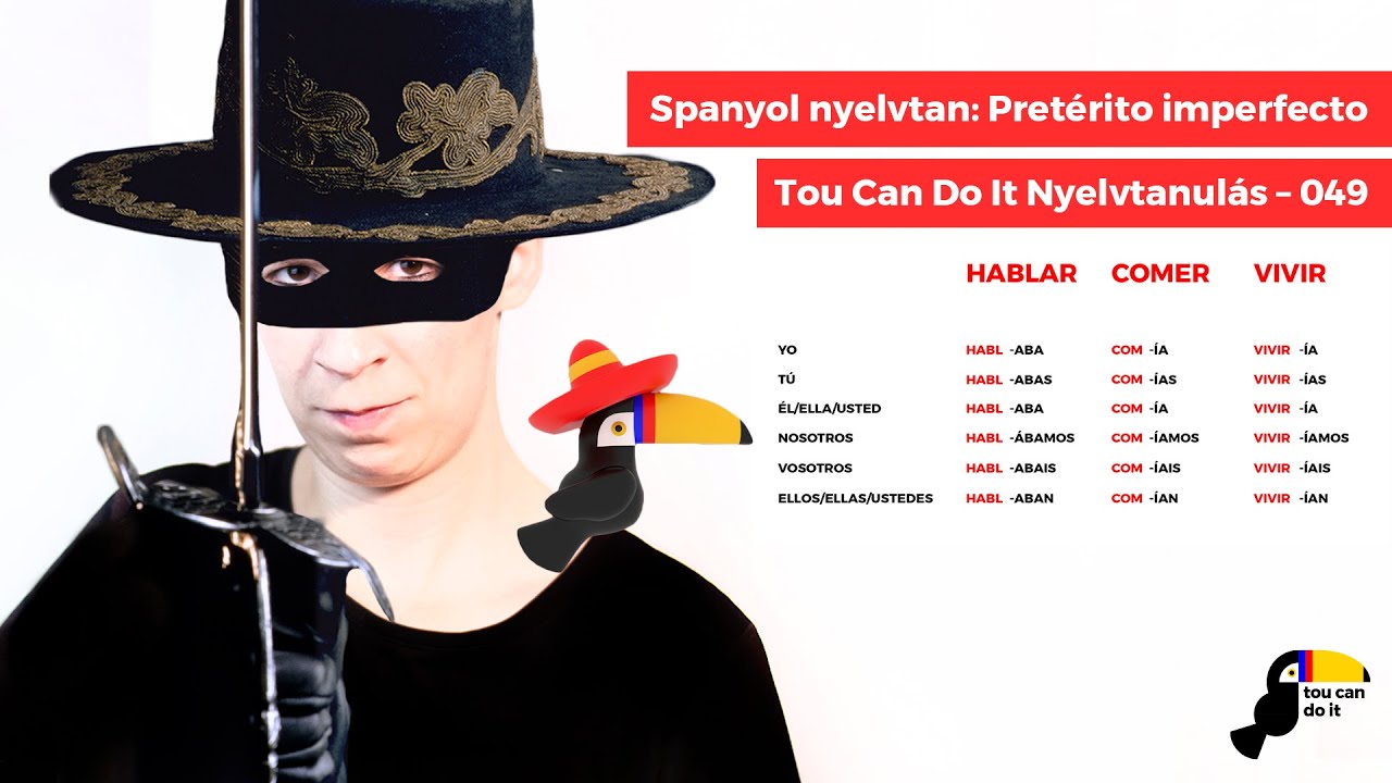 Spanyol nyelvtan: Pretérito Imperfecto  – Tou Can Do It Nyelvtanulás – 049