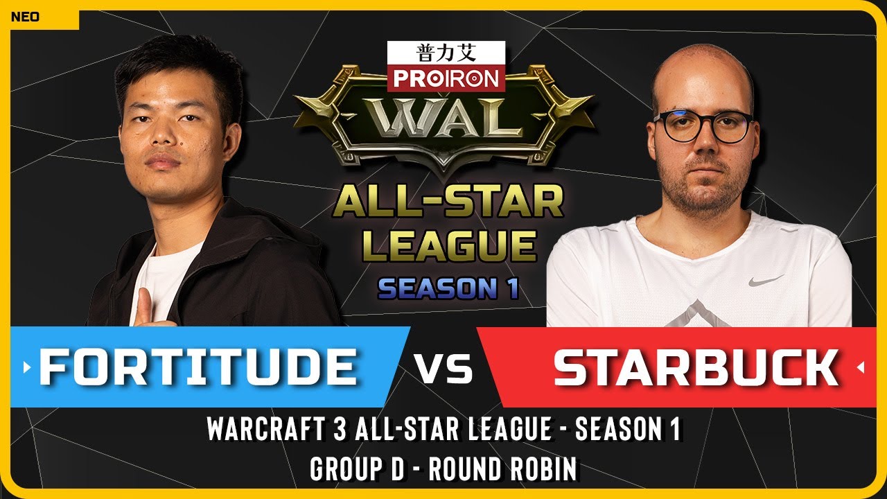 WC3 - [HU] Fortitude vs Starbuck [ORC] - Round Robin - Warcraft 3 All-Star League - Season 1