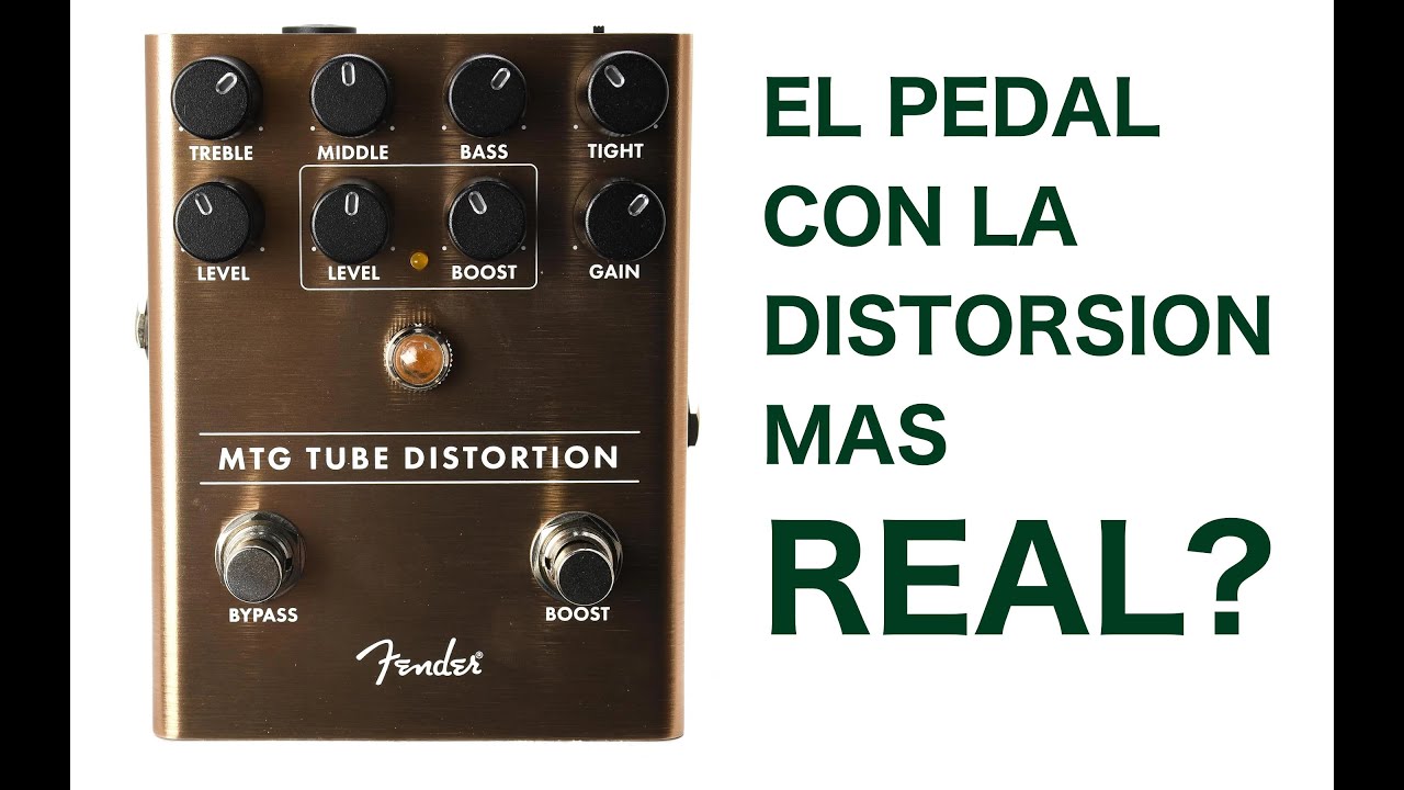 Fender MTG Tube Distortion: ¿La distorsión más real?