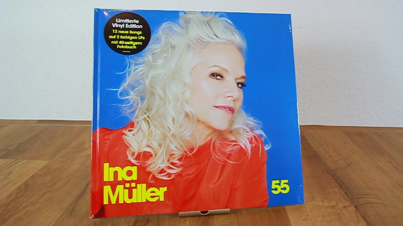 Ina M&uuml;ller - 55 (Ltd 2LP Fotobuch Vinyl) Unboxing