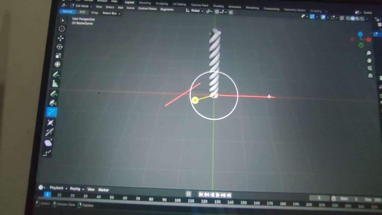 Tutorial de blender como hacer una cuerda 