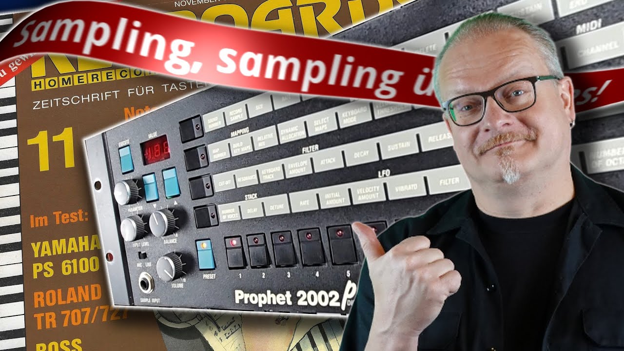 German KB-Magazin/November 1985 (EP.12) featuring the Sequential  Prophet 2000/2002 Sampler