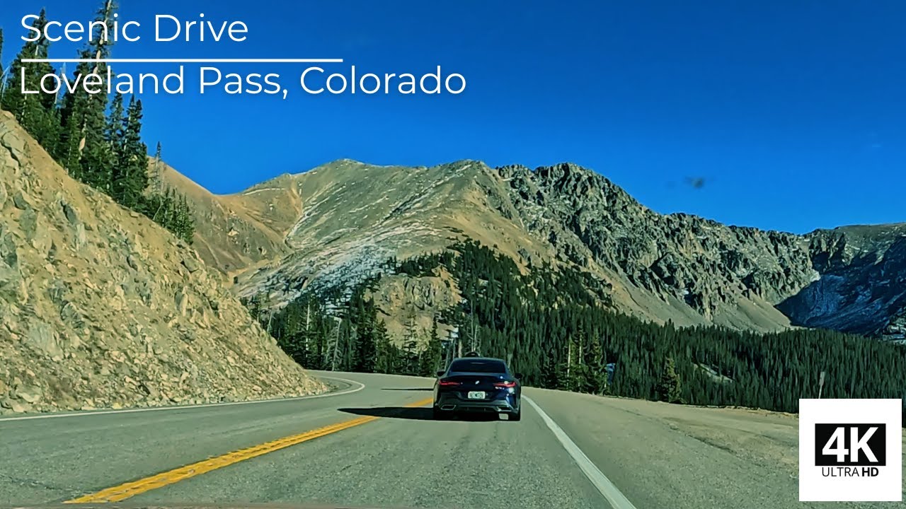 4K 🚗 Scenic Drive: Loveland Pass Co