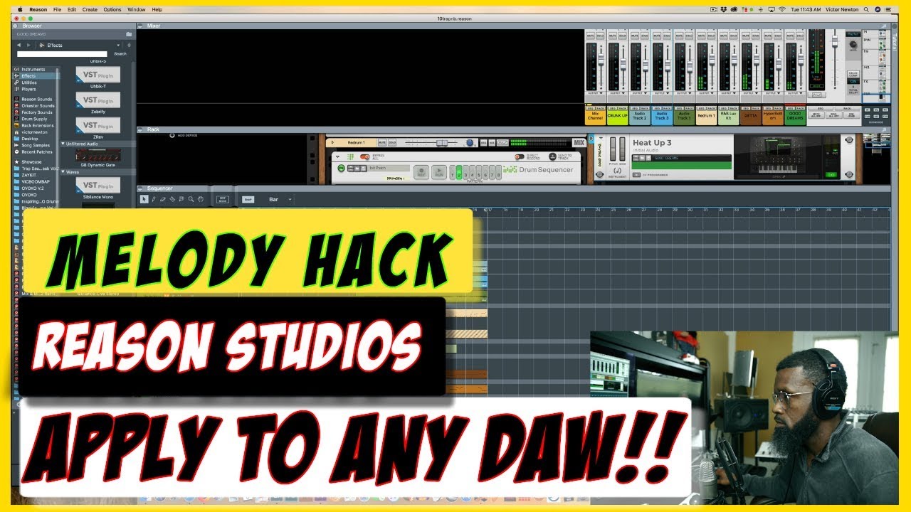 The Melody Hack I Use in Reason Studios or Any Daw