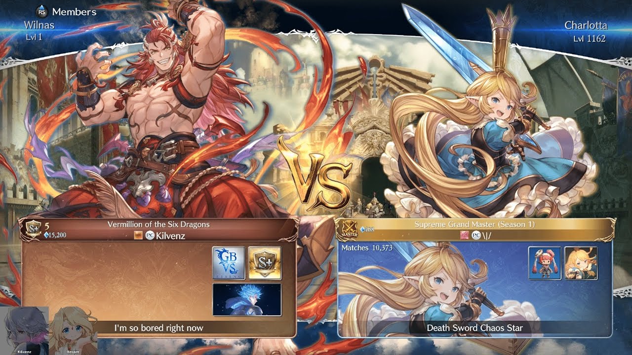[GBVSR] Kilvenz (Wilnas) vs Xerom (Charlotta) FT10