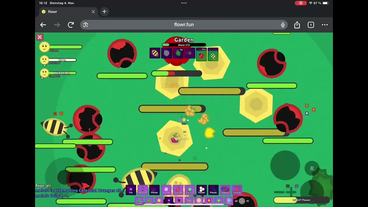Flowr.fun Gameplay #3 | playing with an omni master