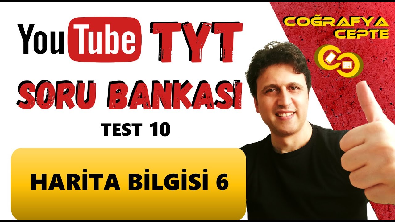 TYT COĞRAFYA SORU ÇÖZÜMÜ 10 - HARİTA BİLGİSİ SORU ÇÖZÜMÜ 6