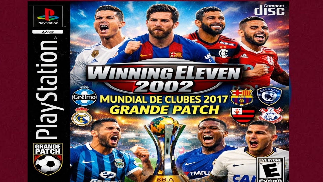SAIUU!!– WINNING ELEVEN 2002 – MUNDIAL DE CLUBES DE 2017 RARIDADE PARA O (PS1)