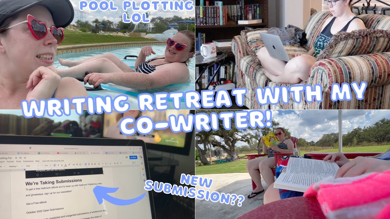 WRITING GETAWAY WITH MY CO-WRITER | brainstorming, outlining, & writing a new story for submission!